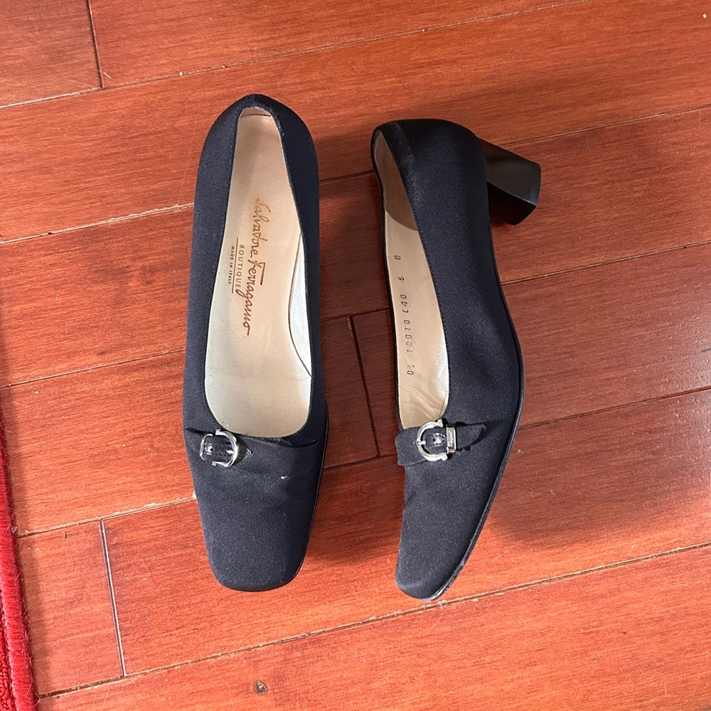 Salvatore Ferragamo heeled loafers!